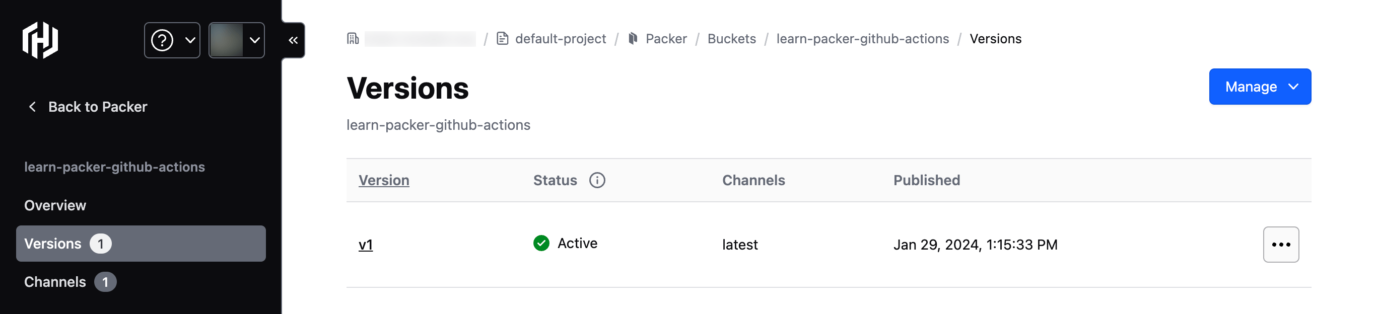 Commiting to the development branch triggered the GitHub action build
